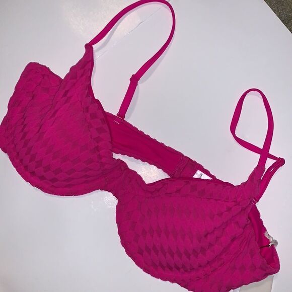 GOOD AMERICAN Jaquared Bikini Set NWT - Picture 3 of 9